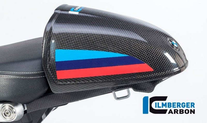 ILMBERGER / イルムバーガーカーボンパーツ ピリオンシートカバー（ホルダー無し） BMW R nine T Racer  '17 | SIA.008.RNITR.K