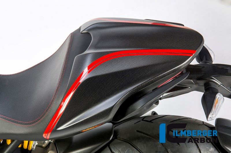 ILMBERGER / イルムバーガーカーボンパーツ シートカバー マット - Ducati Monster 1200/1200 S | SIA.119.D12MM.K