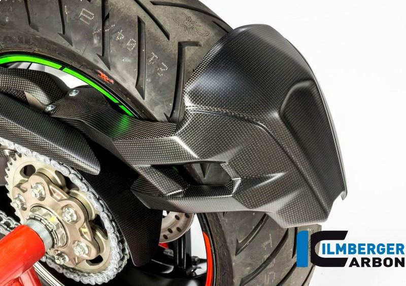 ILMBERGER / イルムバーガーカーボンパーツ リアスプラッシュガード マット Ducati MTS 1200 '15 | SPS.105.D15MM.K