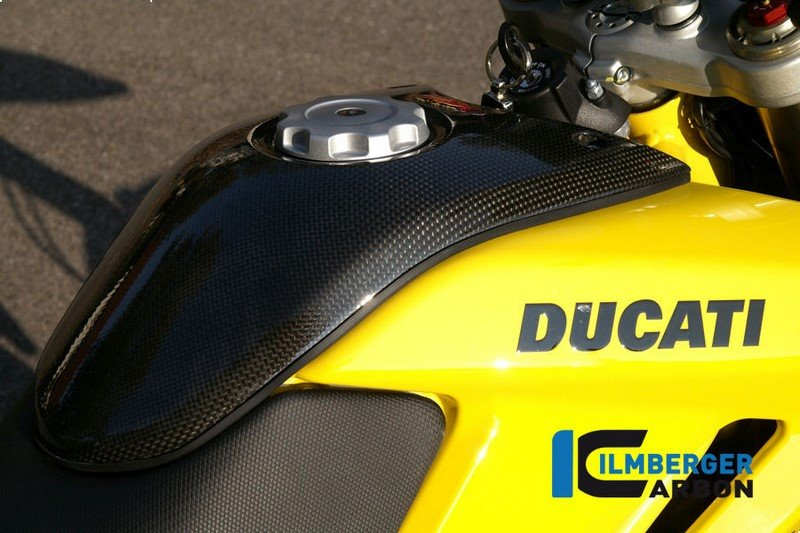 ILMBERGER / イルムバーガーカーボンパーツ タンクセンターパネル カーボン - Ducati Hypermotard | TAO.008.HYPER.K