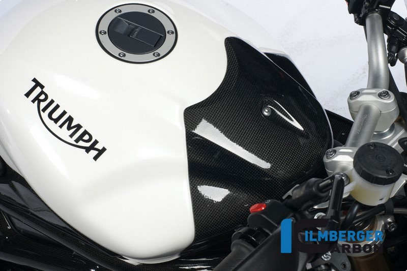 ILMBERGER / イルムバーガーカーボンパーツ アッパータンクカバー カーボン - Triumph Speed Triple (2011-now) | TAO.010.TRSPT.K