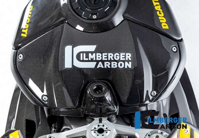 ILMBERGER / イルムバーガーカーボン アッパータンクカバー グロス パニガーレ V4 / V4 S Racing 2022 | TAO.033.V4R2G.K