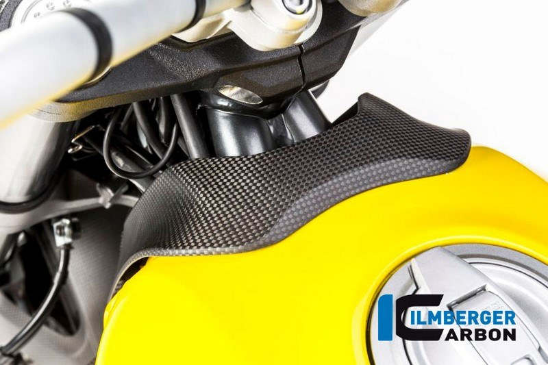 ILMBERGER / イルムバーガーカーボンパーツ アッパータンクカバー マット Ducati Scrambler  '16 | TAO.104.DS15M.K