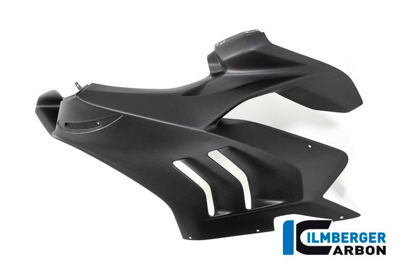 Ilmberger / イルムバーガーカーボンパーツ フェアリングサイドパネル 左 グロス Panigale V4 R Racing | VEL.161.V4RRM.K