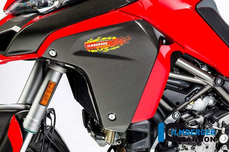 ILMBERGER / イルムバーガーカーボンパーツ 左側 フェアリング Ducati MTS 1200  '16 Enduro | VEL.009.ME16G.K