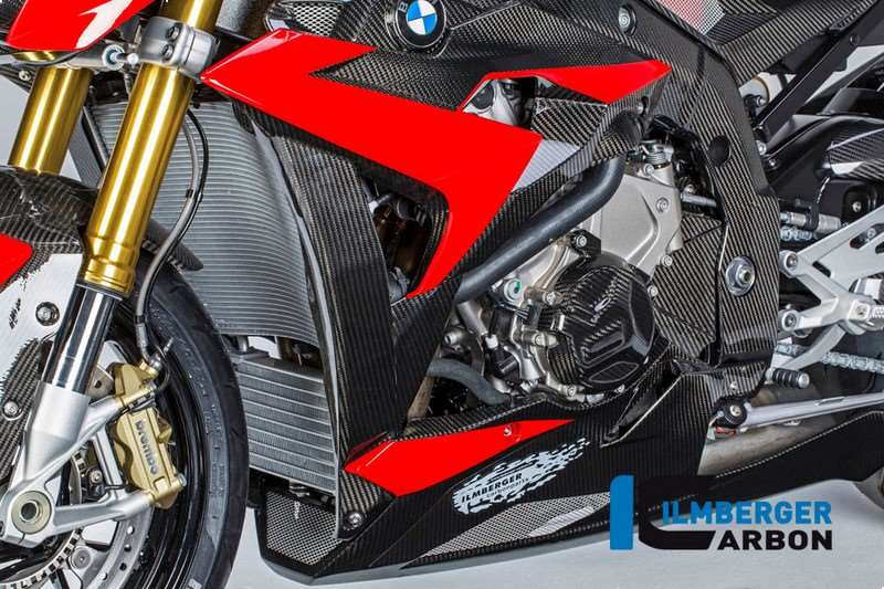 ILMBERGER / イルムバーガーカーボンパーツ サイドフェアリング 左側 カーボン カーボン BMW S1000R 2014- | VEL.210.S100N.K