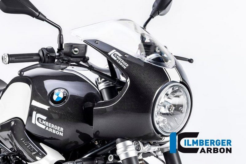 ILMBERGER / イルムバーガーカーボンパーツ フロントフェアリング 90S Style incl. ウィンドシールド BMW R Nine T （2016-2019）| VEO.013.NINET.K