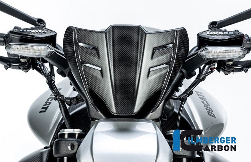 ILMBERGER / イルムバーガーカーボン ウィンドシールド Ducati ディアベル V4 2023- マット | VEO.123.DI23M.K