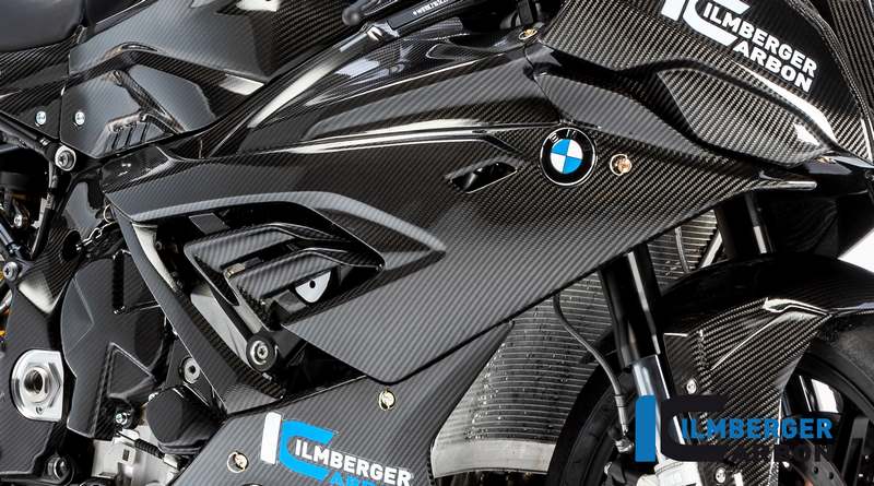 Ilmberger / イルムバーガーカーボンパーツ フェアリングサイドパネル Racing 右 BMW S 1000 RR Race 2019 | VER.206.S1RR9.K