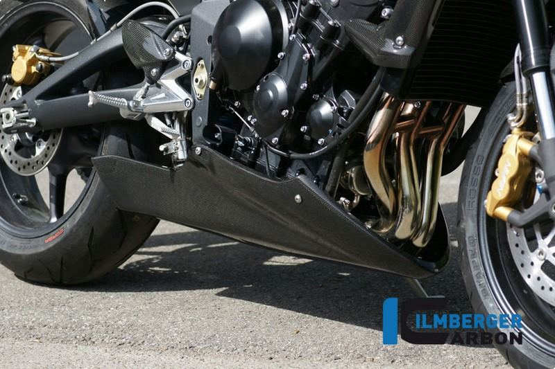 ILMBERGER / イルムバーガーカーボンパーツ ベリーパン カーボン - Triumph Street Triple 675 | VEU.012.TRSTR.K