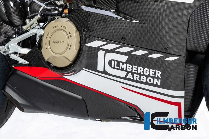 ILMBERGER / イルムバーガーカーボンパーツ ボトムサイドぺネル 右 グロス Panigale V4 / V4 S | VUR.022.DPV4G.K