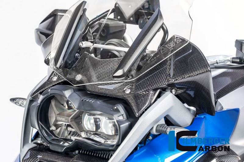 ILMBERGER / イルムバーガーカーボンパーツ インストルメント上部ウィンドプロテクター BMW R 1200 GS '17 | WAK.008.GS17L.K