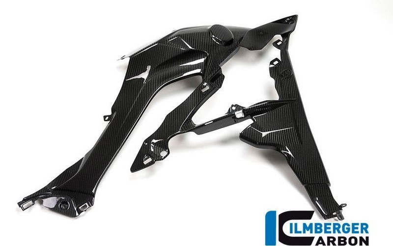 ILMBERGER / イルムバーガーカーボンパーツ ラジエーターカバー バッチホルダー付き右側 - BMW S 1000 XR 2015- - WAR.006.S10XR.K | WAR.006.S