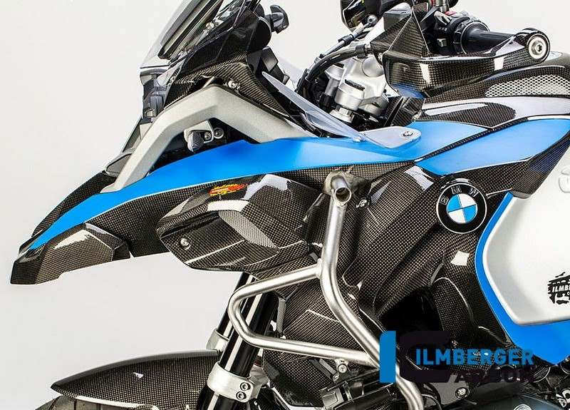 ILMBERGER / イルムバーガーカーボンパーツ エアチューブ 左側 (ウォータークーラーカバー) - BMW R 1200 GS Adventure (LC) | WKL.003.GSA12.