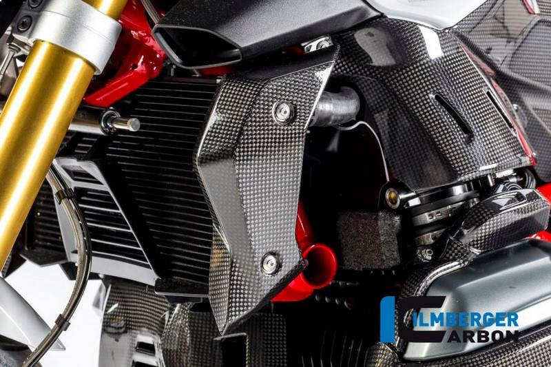 ILMBERGER / イルムバーガーカーボンパーツ ウォータークーラーカバー 左側 - BMW R 1200 R (LC) | WKL.010.R12RL.K