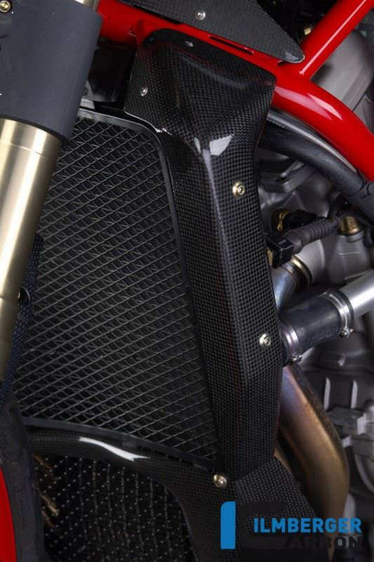 ILMBERGER / イルムバーガーカーボンパーツ ラジエーターカバー カーボン - MV Agusta Brutale 750/910 | WKO.012.MVBRU.K