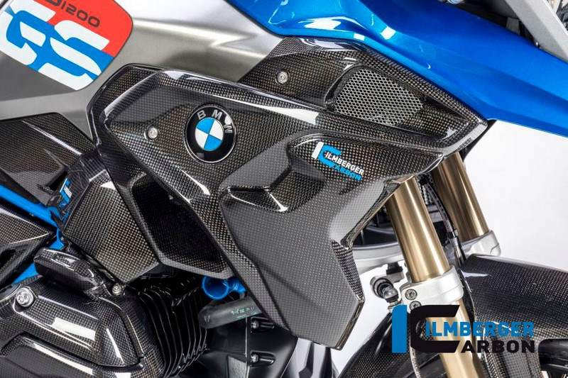 ILMBERGER / イルムバーガーカーボンパーツ エアーチューブ 右側 コンプリート　フラップ付属 BMW R 1200 GS '17 | WKR.002.GS17L.K