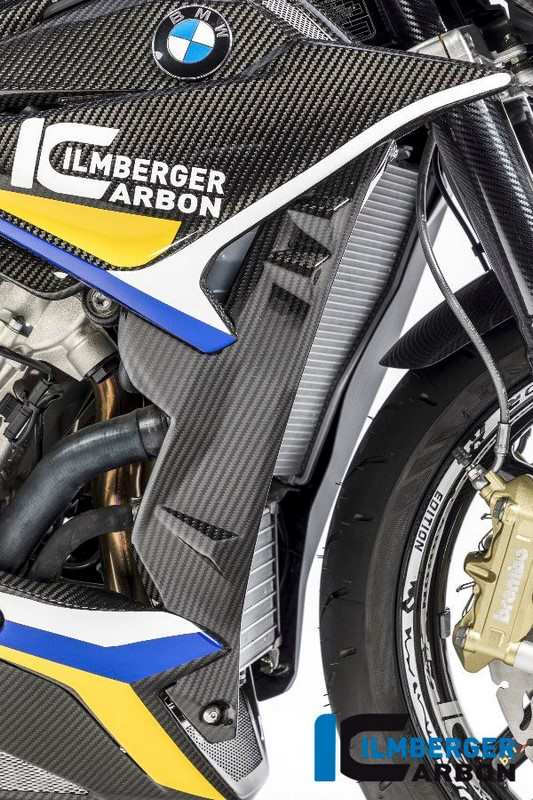 ILMBERGER / イルムバーガーカーボンパーツ ラジエーター/バジェットホルダー 右側 - BMW S 1000 R (ab 2017) | WKR.003.S117N.K