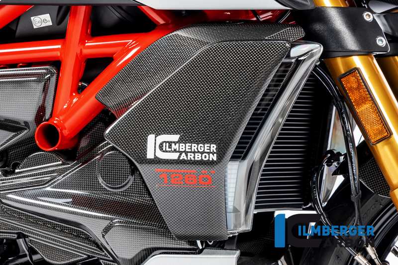 Ilmberger / イルムバーガーカーボンパーツ ラジエーターカバー 右 グロス Diavel19- | WKR.007.DI19G.K