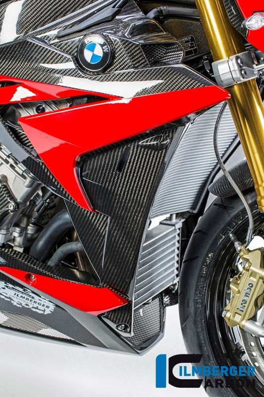 ILMBERGER / イルムバーガーカーボンパーツ ウォータークーラーカバー 右側 カーボン BMW S1000R 2014- | WKR.207.S100N.K
