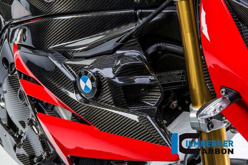 ILMBERGER / イルムバーガーカーボンパーツ ウォータークーラーカバー 右側 カーボン BMW S1000R 2014- | WKR.207.S100N.K