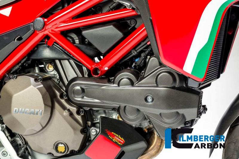 ILMBERGER / イルムバーガーカーボンパーツ カムベルトカバー horizontal マット Ducati MTS '15 - ZAH.109.D15MM.K | ZAH.1