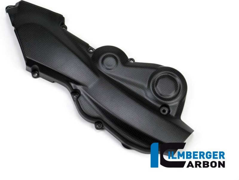 ILMBERGER / イルムバーガーカーボンパーツ ホリゾンタル（横） カムベルトカバー マット - Ducati Monster 1200/1200 S | ZAH.112.D12MM.K