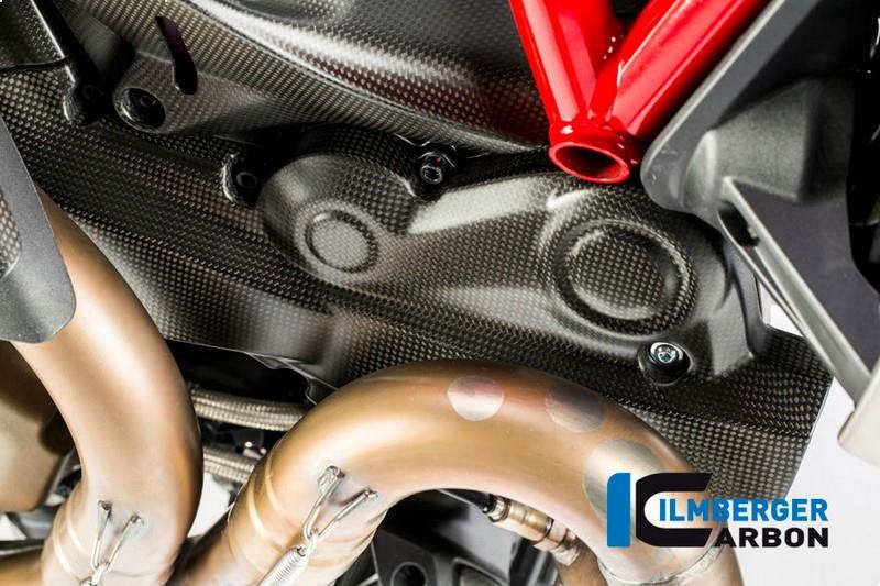 ILMBERGER / イルムバーガーカーボンパーツ ホリゾンタル（横） カムベルトカバー マット - Ducati Monster 1200/1200 S | ZAH.112.D12MM.K