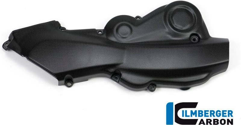 ILMBERGER / イルムバーガーカーボンパーツ ホリゾンタル（横） カムベルトカバー マット - Ducati Monster 1200/1200 S | ZAH.112.D12MM.K