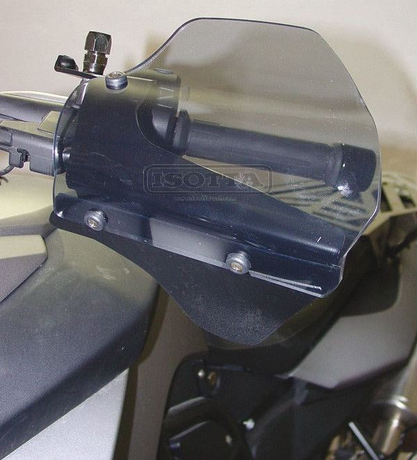 Isotta / イソッタ ハンドガード two-tone マットブラック / クリア F 650 GS 2008>2012 | sp8201