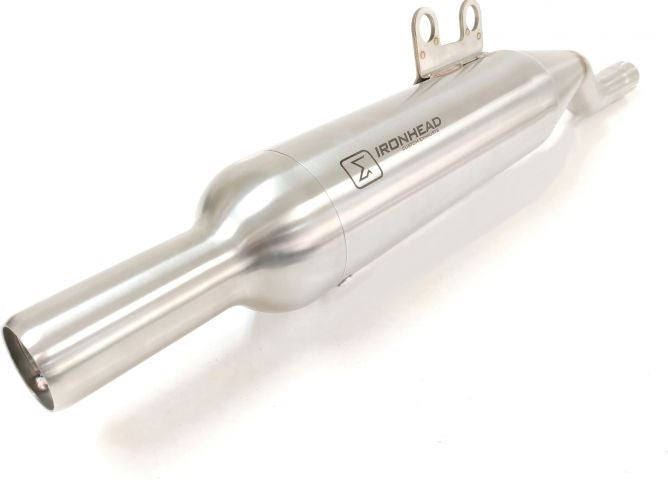 IXIL / イクシル SLIP ON MUFFLER - IRONHEAD ROUND MATT INOX  RACING | HB5039SS