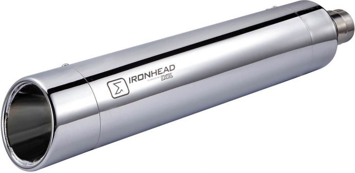 IXIL / イクシル SLIP ON (LEFT MUFFLER) - IRONHEAD ROUND CHROME  RACING | HB5103SC