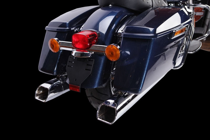 IXIL / イクシル Slip On Exhaust (Right Muffler) - Ironhead Round Chrome | HD 1018 SC