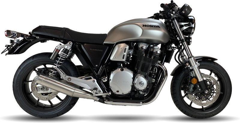 IXIL / イクシル Slip On Exhaust (Right Muffler) - Ironhead Round Matt Inox | HH 6100 SS
