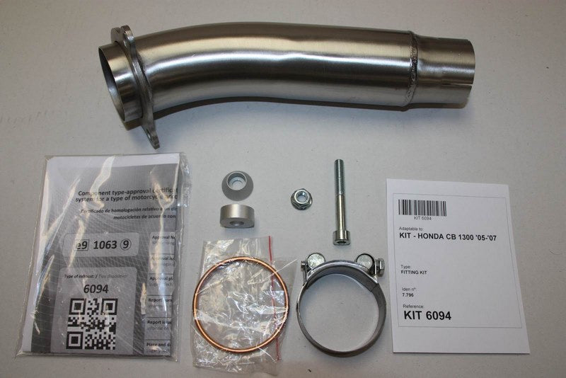 IXIL / イクシル Slip On Exhaust - Hexoval Xtrem Titanium | OH 6094 VTI