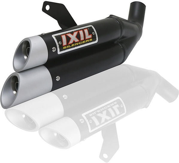 Ixil L3Xb Hyperlow-Exhaust Kawasaki Z900 Er-6 2012-14  Black (Set Ok7052C1 + Xk7352Xb) | OK7052C1_XK7352XB 