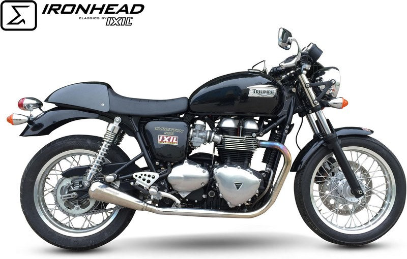 IXIL SLIP ON (LEFT MUFFLER) - IRONHEAD CONICAL MATT INOX | OT471SSS