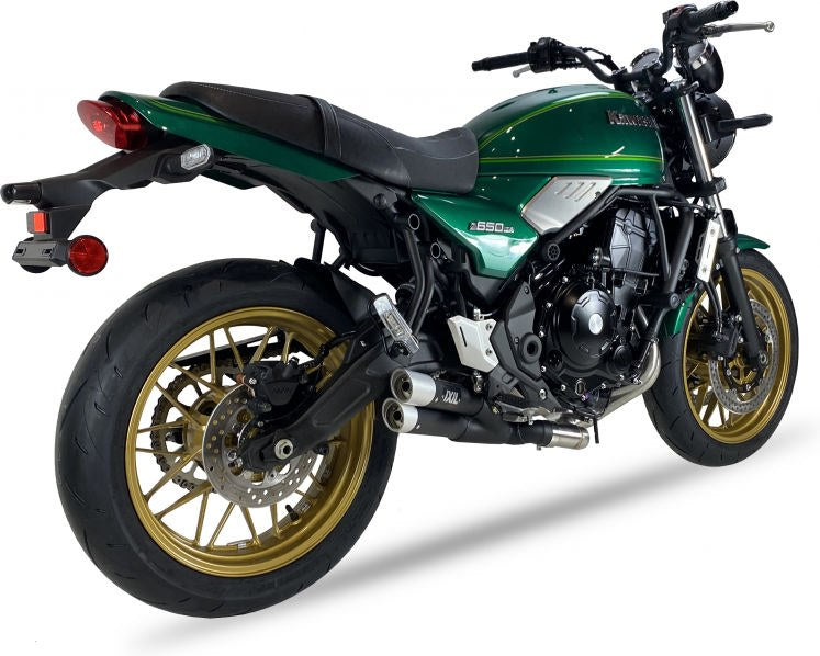 IXIL / イクシル FULL SYSTEM MUFFLER - DUAL HYPERLOW BLACK XL  EU HOMOLOGATED | XK7356XB