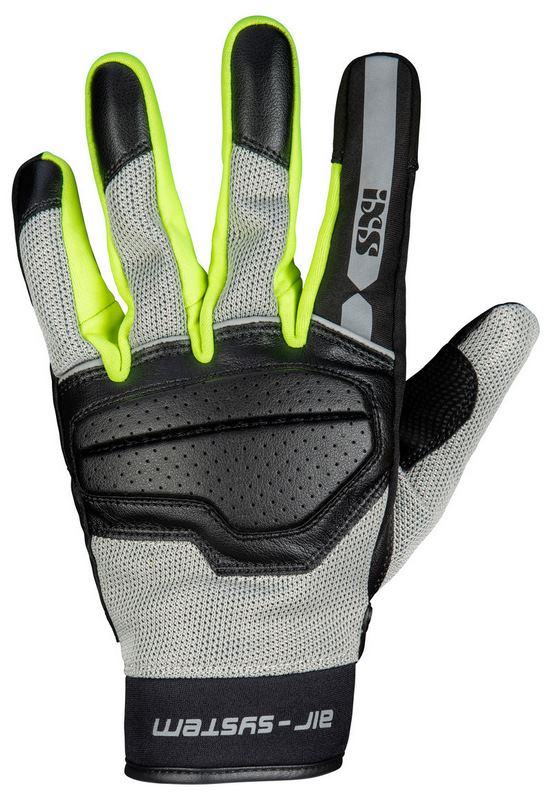 IXS / イクス Classic Glove Evo-Air Black-Light Grey-Neon Yellow | X40464-395