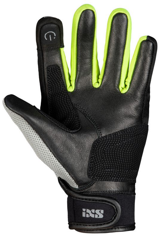 IXS / イクス Classic Women'S Glove Evo-Air Black-Light Grey-Neon Yellow | X40465-395