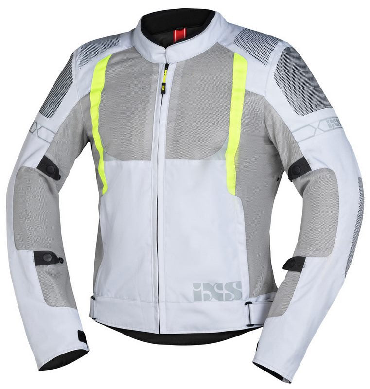 IXS / イクス Sport Jacket Trigonis-Air Light Grey-Grey-Neon Yellow | X51063-995