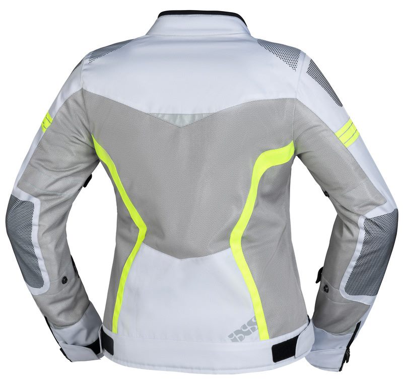 IXS / イクス Sport Women'S Jacket Trigonis-Air Light Grey-Grey-Neon Yellow | X51064-995