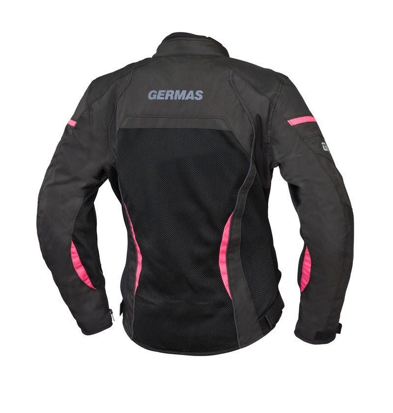 IXS / イクス ジャケット Tara Mesh ブラック-ピンク ZG51006-380