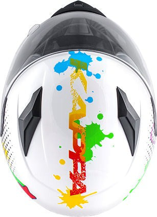 Kappa KJ04 Boom Baby full-face helmet  Glossy White | HKJ04FB910