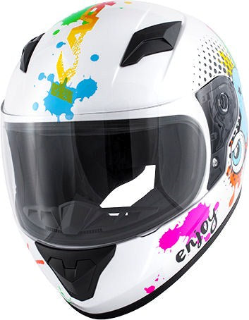 Kappa KJ04 Boom Baby full-face helmet  Glossy White | HKJ04FB910