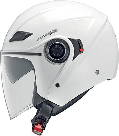 Kappa KV22 Florida Basic Jet helmet in thermoplastic material  Glossy White | HKKV22BB910