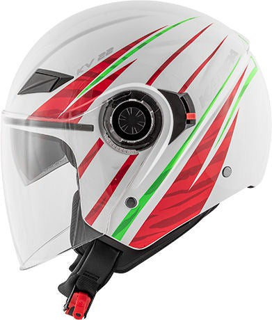 Kappa KV22 Florida Lightning Jet helmet in thermoplastic material  Lightning Italy | HKKV22FLGIT
