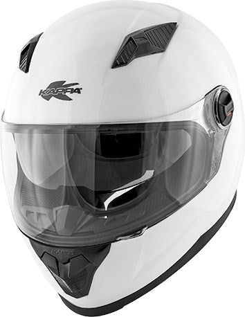 Kappa KV27 Denver Basic Full-face helmet in thermoplastic material  Glossy White | HKKV27BB910