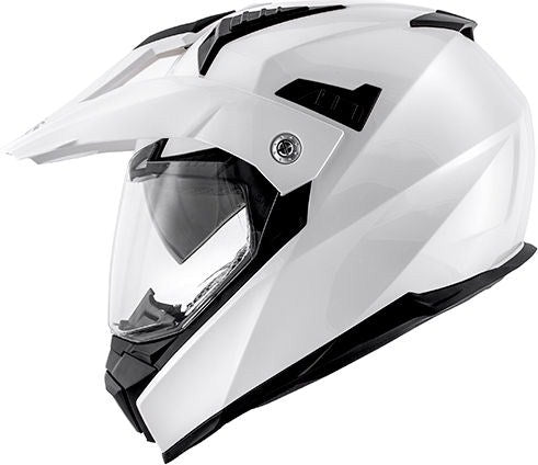 Kappa KV30 Enduro Basic Full-face helmet in thermoplastic material  Glossy White | HKKV30BB910