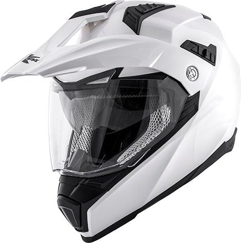 Kappa KV30 Enduro Basic Full-face helmet in thermoplastic material  Glossy White | HKKV30BB910